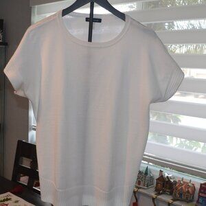 Pre-owned Cable & Gauge women's top white, size XL.